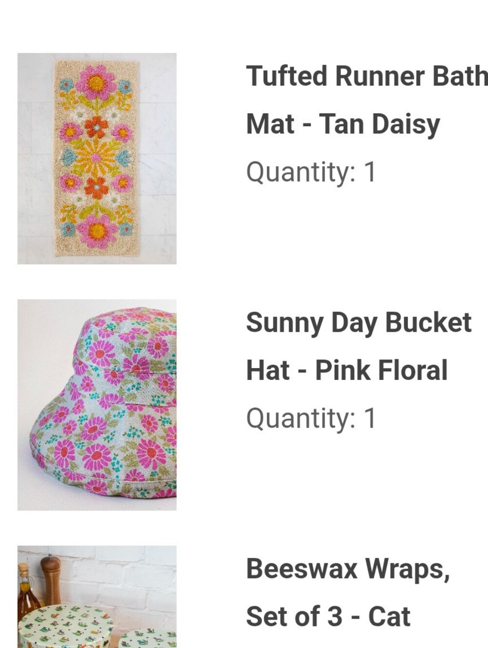Sunny Day Bucket Hat Crushable Pink Daisy Floral Sun Hat with Green Leaf Accents - Picture 8 of 8